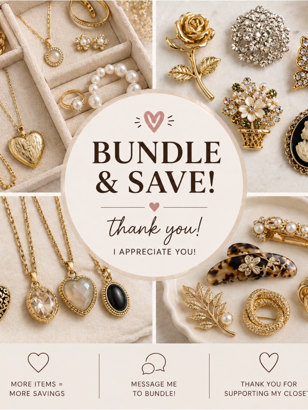 🔥 BUNDLE & SAVE BIG 🔥 Jewelry • Brooches • Accessories Deal